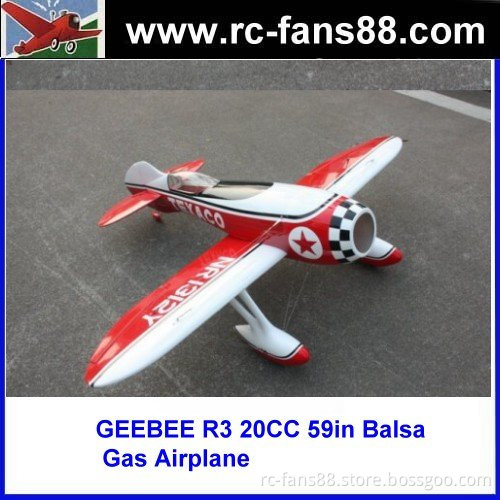 GEEBEE R3 20CC 59in Balsa ARF Gas Airplane RC Airplane